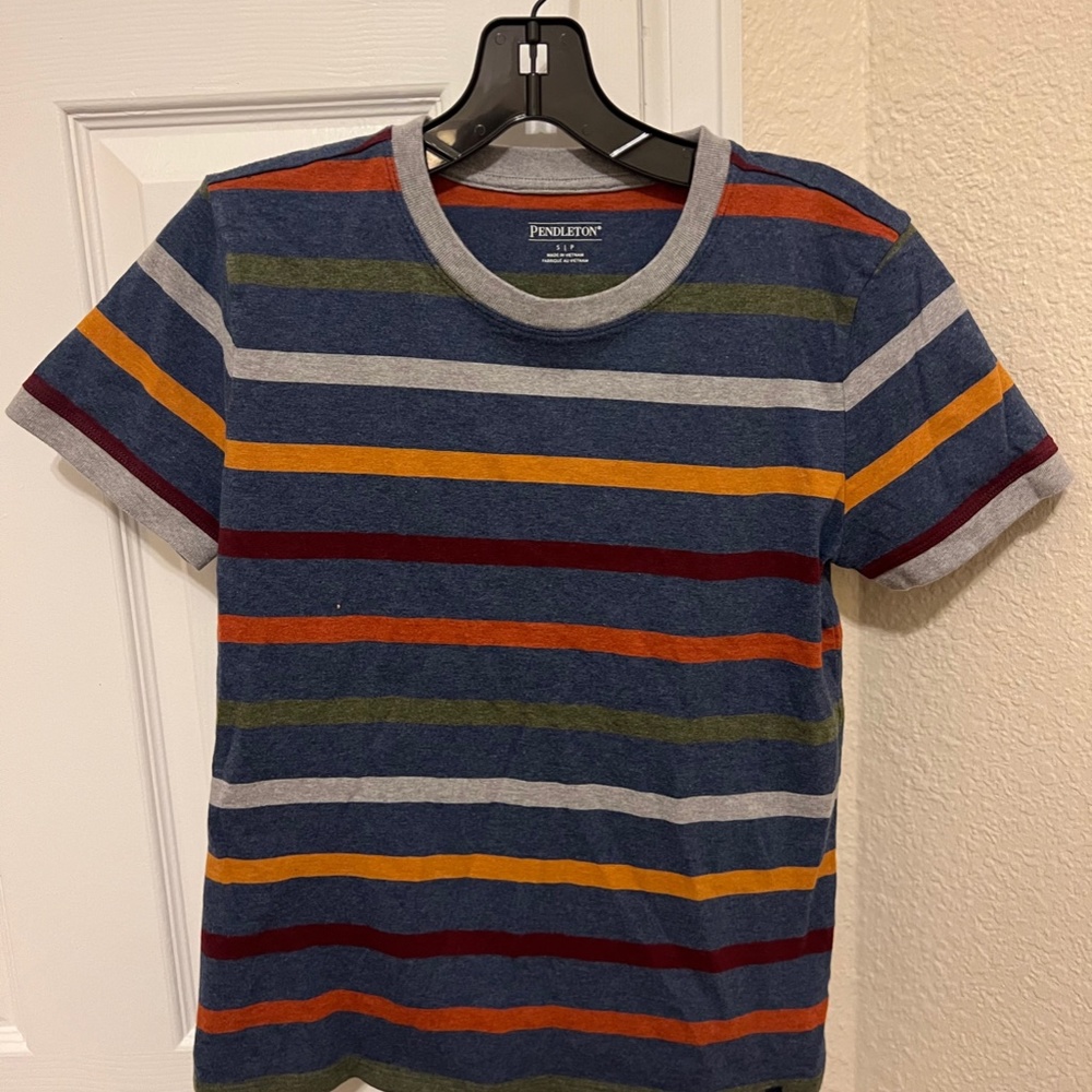*new* Pendleton Deschutes Stripe Ringer Cotton Tee